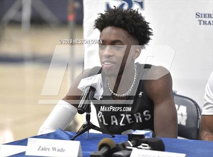 Thumbnail 2 in Sierra Canyon Basketball Media Day - Boys  photogallery.