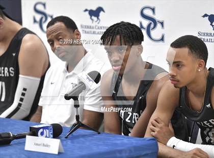 Thumbnail 3 in Sierra Canyon Basketball Media Day - Boys  photogallery.