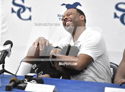 Thumbnail 1 in Sierra Canyon Basketball Media Day - Boys  photogallery.