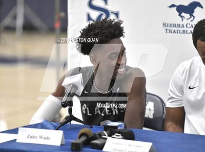 Thumbnail 3 in Sierra Canyon Basketball Media Day - Boys  photogallery.