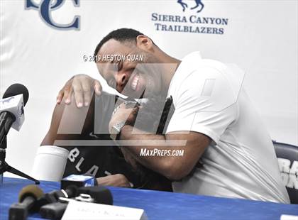 Thumbnail 3 in Sierra Canyon Basketball Media Day - Boys  photogallery.