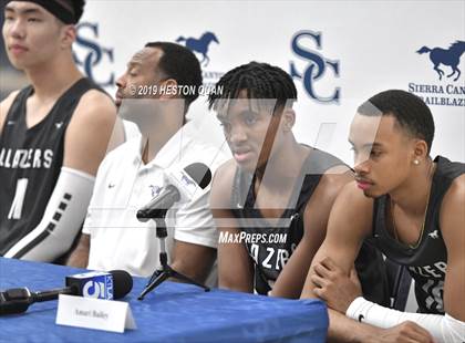 Thumbnail 1 in Sierra Canyon Basketball Media Day - Boys  photogallery.