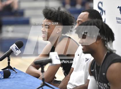 Thumbnail 2 in Sierra Canyon Basketball Media Day - Boys  photogallery.