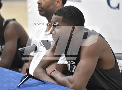 Thumbnail 1 in Sierra Canyon Basketball Media Day - Boys  photogallery.