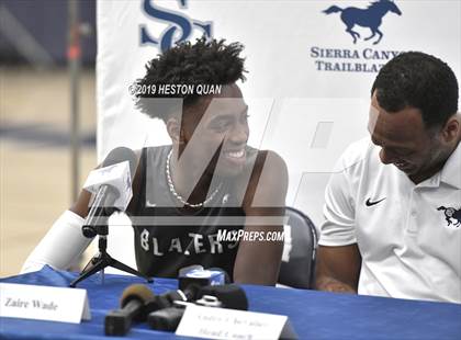 Thumbnail 1 in Sierra Canyon Basketball Media Day - Boys  photogallery.