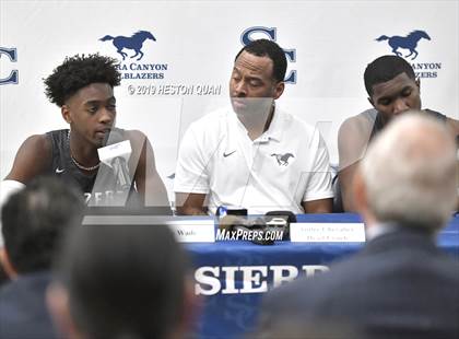 Thumbnail 2 in Sierra Canyon Basketball Media Day - Boys  photogallery.