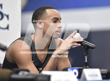 Thumbnail 2 in Sierra Canyon Basketball Media Day - Boys  photogallery.