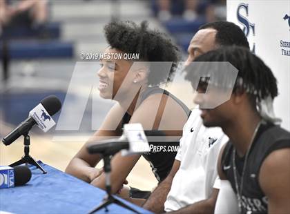 Thumbnail 1 in Sierra Canyon Basketball Media Day - Boys  photogallery.
