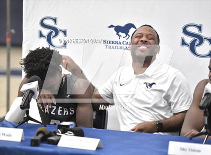 Thumbnail 3 in Sierra Canyon Basketball Media Day - Boys  photogallery.