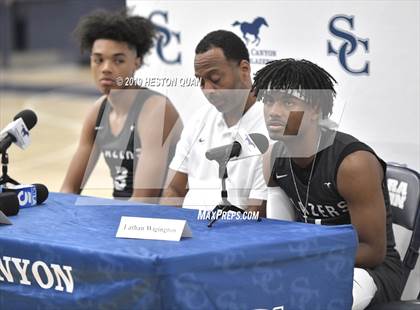 Thumbnail 2 in Sierra Canyon Basketball Media Day - Boys  photogallery.