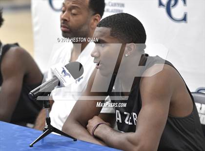 Thumbnail 2 in Sierra Canyon Basketball Media Day - Boys  photogallery.