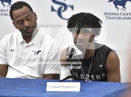 Thumbnail 1 in Sierra Canyon Basketball Media Day - Boys  photogallery.