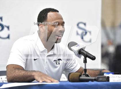 Thumbnail 1 in Sierra Canyon Basketball Media Day - Boys  photogallery.