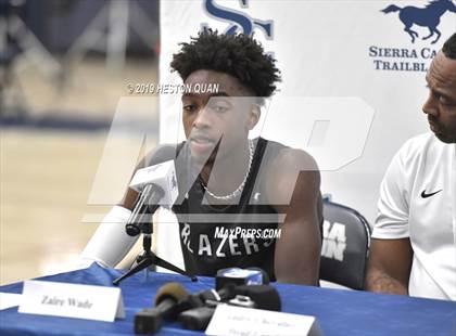 Thumbnail 2 in Sierra Canyon Basketball Media Day - Boys  photogallery.