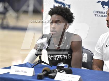 Thumbnail 2 in Sierra Canyon Basketball Media Day - Boys  photogallery.