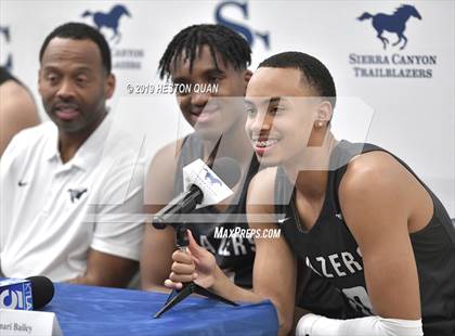 Thumbnail 1 in Sierra Canyon Basketball Media Day - Boys  photogallery.