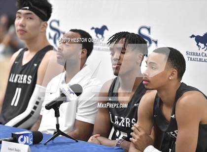 Thumbnail 3 in Sierra Canyon Basketball Media Day - Boys  photogallery.