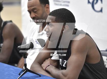 Thumbnail 1 in Sierra Canyon Basketball Media Day - Boys  photogallery.