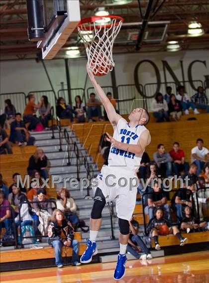 Thumbnail 1 in North Crowley vs. Warren (McDonald's Texas Invitational) photogallery.