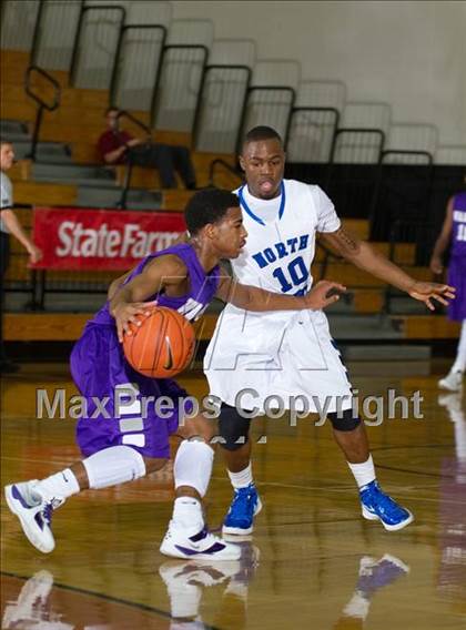 Thumbnail 1 in North Crowley vs. Warren (McDonald's Texas Invitational) photogallery.