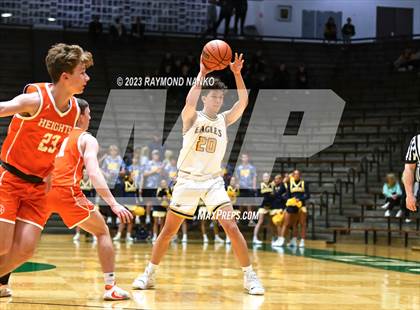 Thumbnail 3 in Hamilton Heights vs. Delta (IHSAA 3A Section 24 Semifinal) photogallery.