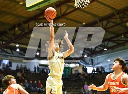 Thumbnail 3 in Hamilton Heights vs. Delta (IHSAA 3A Section 24 Semifinal) photogallery.