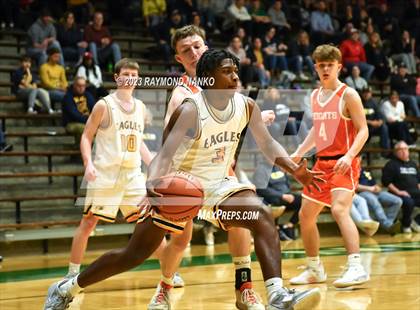 Thumbnail 2 in Hamilton Heights vs. Delta (IHSAA 3A Section 24 Semifinal) photogallery.