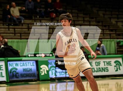 Thumbnail 3 in Hamilton Heights vs. Delta (IHSAA 3A Section 24 Semifinal) photogallery.