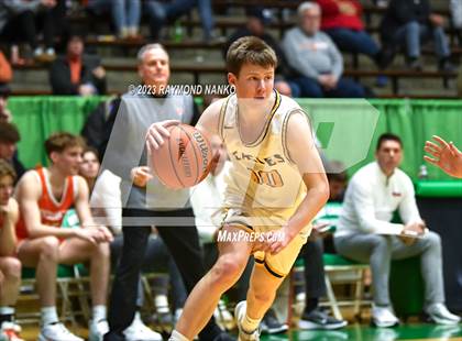 Thumbnail 1 in Hamilton Heights vs. Delta (IHSAA 3A Section 24 Semifinal) photogallery.