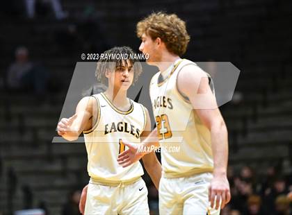 Thumbnail 2 in Hamilton Heights vs. Delta (IHSAA 3A Section 24 Semifinal) photogallery.