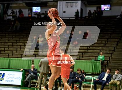 Thumbnail 2 in Hamilton Heights vs. Delta (IHSAA 3A Section 24 Semifinal) photogallery.