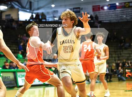 Thumbnail 3 in Hamilton Heights vs. Delta (IHSAA 3A Section 24 Semifinal) photogallery.