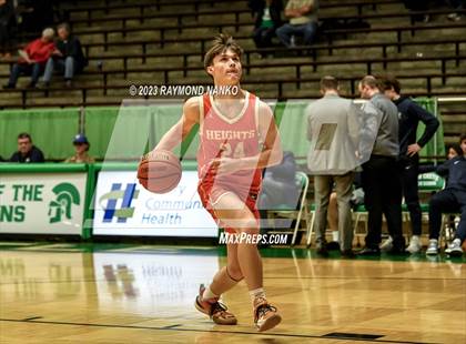 Thumbnail 3 in Hamilton Heights vs. Delta (IHSAA 3A Section 24 Semifinal) photogallery.