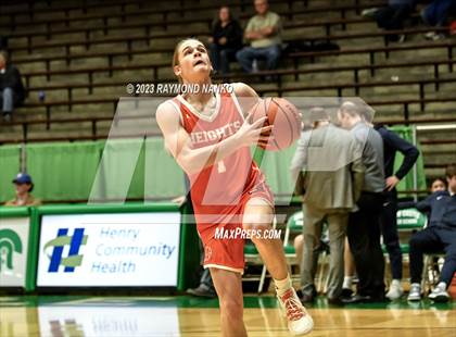 Thumbnail 3 in Hamilton Heights vs. Delta (IHSAA 3A Section 24 Semifinal) photogallery.