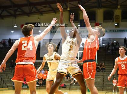 Thumbnail 1 in Hamilton Heights vs. Delta (IHSAA 3A Section 24 Semifinal) photogallery.