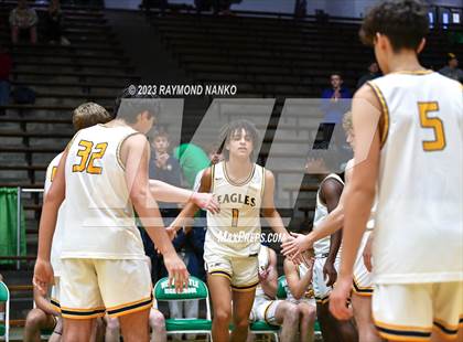 Thumbnail 2 in Hamilton Heights vs. Delta (IHSAA 3A Section 24 Semifinal) photogallery.