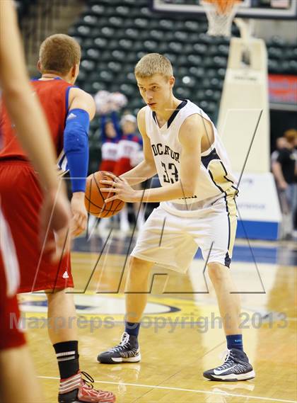Thumbnail 1 in Martinsville vs. Decatur Central (Bankers Life Fieldhouse Challenge) photogallery.
