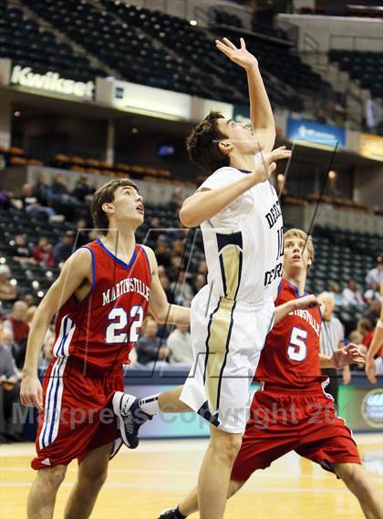 Thumbnail 2 in Martinsville vs. Decatur Central (Bankers Life Fieldhouse Challenge) photogallery.