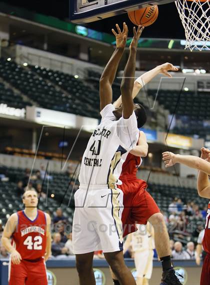 Thumbnail 2 in Martinsville vs. Decatur Central (Bankers Life Fieldhouse Challenge) photogallery.