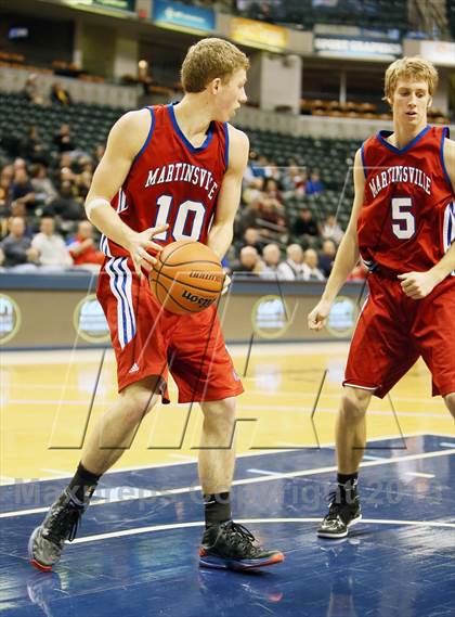 Thumbnail 1 in Martinsville vs. Decatur Central (Bankers Life Fieldhouse Challenge) photogallery.