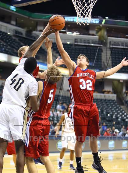 Thumbnail 2 in Martinsville vs. Decatur Central (Bankers Life Fieldhouse Challenge) photogallery.