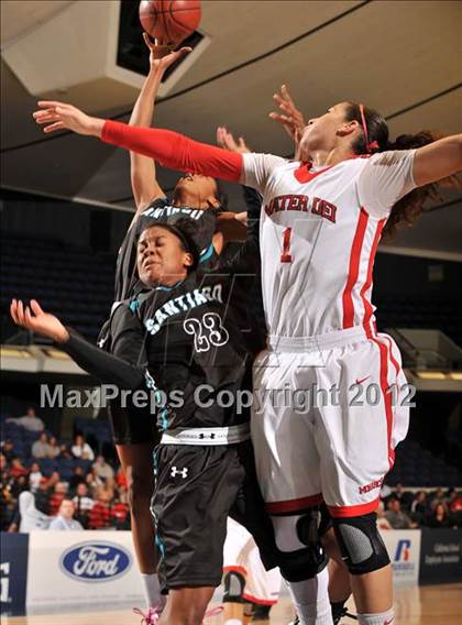 Thumbnail 2 in Santiago vs. Mater Dei (CIF SS D1AA Semifinal) photogallery.