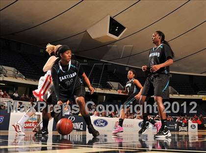 Thumbnail 1 in Santiago vs. Mater Dei (CIF SS D1AA Semifinal) photogallery.