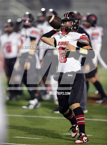 Thumbnail 2 in Vista Ridge @ Dripping Springs (UIL 6A Football Bi-District Playoff) photogallery.