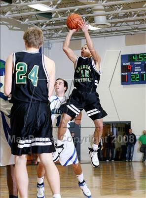 Thumbnail 2 in Atlantic Shores Christian vs Roanoke Catholic (VIS D2 State Quarterfinal) photogallery.