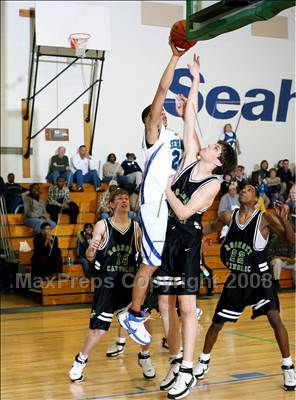 Thumbnail 1 in Atlantic Shores Christian vs Roanoke Catholic (VIS D2 State Quarterfinal) photogallery.