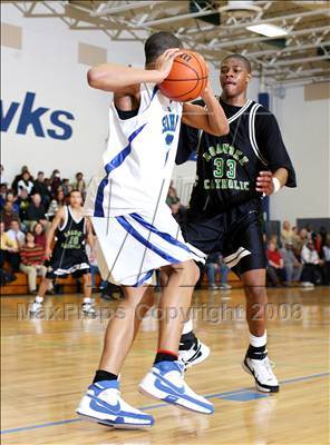 Thumbnail 1 in Atlantic Shores Christian vs Roanoke Catholic (VIS D2 State Quarterfinal) photogallery.