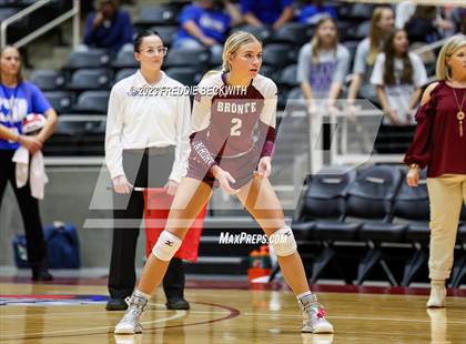 Thumbnail 2 in Harrold vs. Bronte (UIL 1A Volleyball Semi-Final) photogallery.