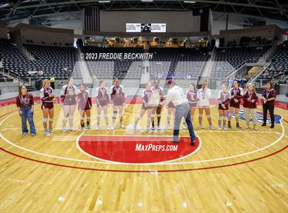 Thumbnail 3 in Harrold vs. Bronte (UIL 1A Volleyball Semi-Final) photogallery.