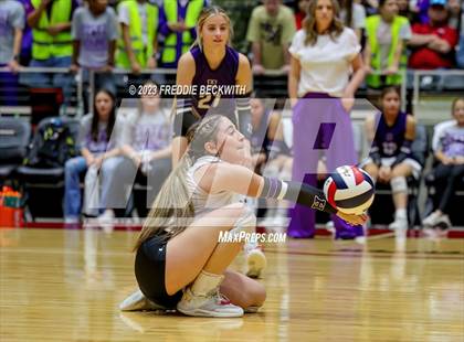Thumbnail 1 in Harrold vs. Bronte (UIL 1A Volleyball Semi-Final) photogallery.